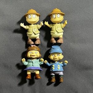 Used Lot of 4 1998-1999 Rugrats Movie Burger King Toys Tommy (2) , Phil, and Lil